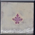 K27. Fleur-de-Lys trivet. - $ 